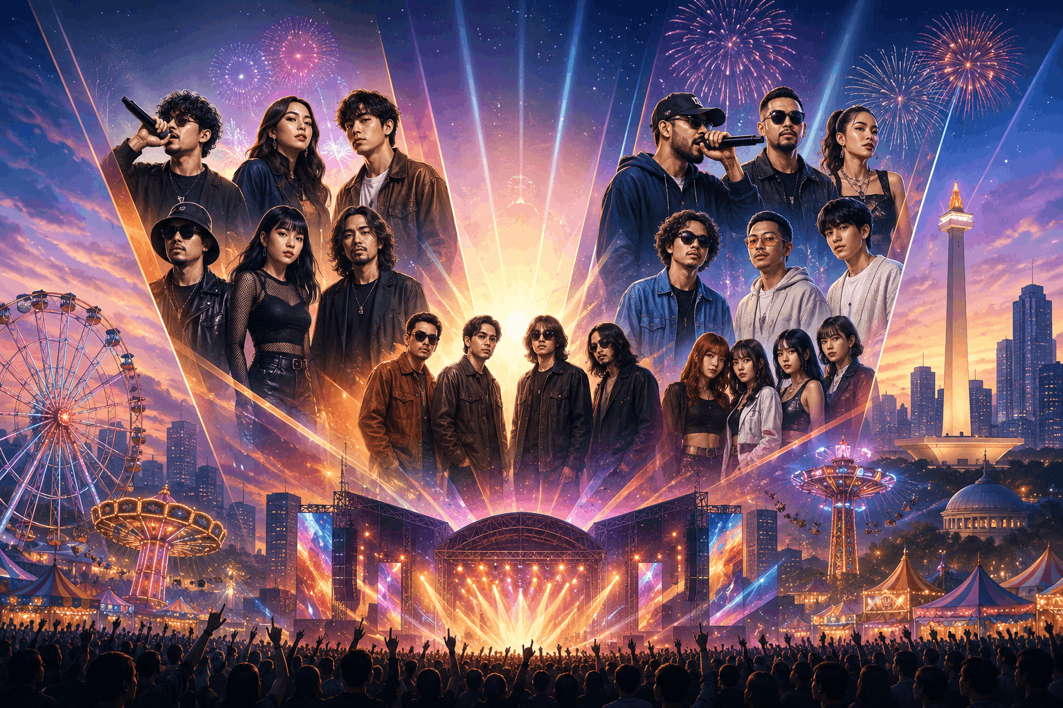 Line Up Musik Pekan Raya Jakarta 2026 Hadirkan Deretan Musisi Favorit Yang Siap Meriahkan Jakarta Fair