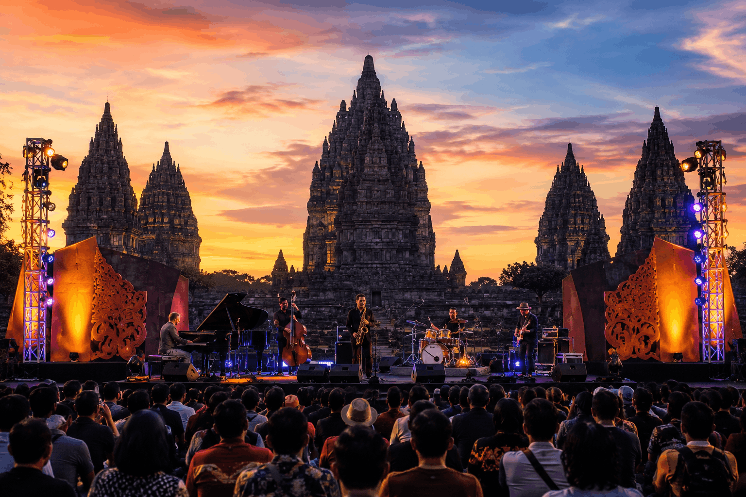 Prambanan Jazz Hadirkan Musisi Dunia dengan Penampilan Spektakuler di Kawasan Candi Prambanan