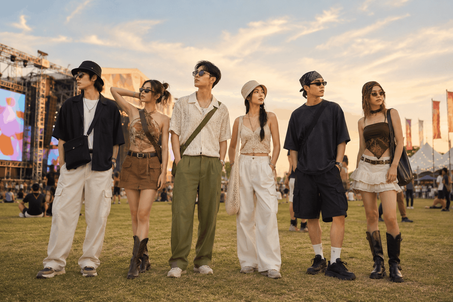 Rekomendasi Outfit Festival Musik Outdoor Paling Stylish Dan Nyaman Sepanjang Hari
