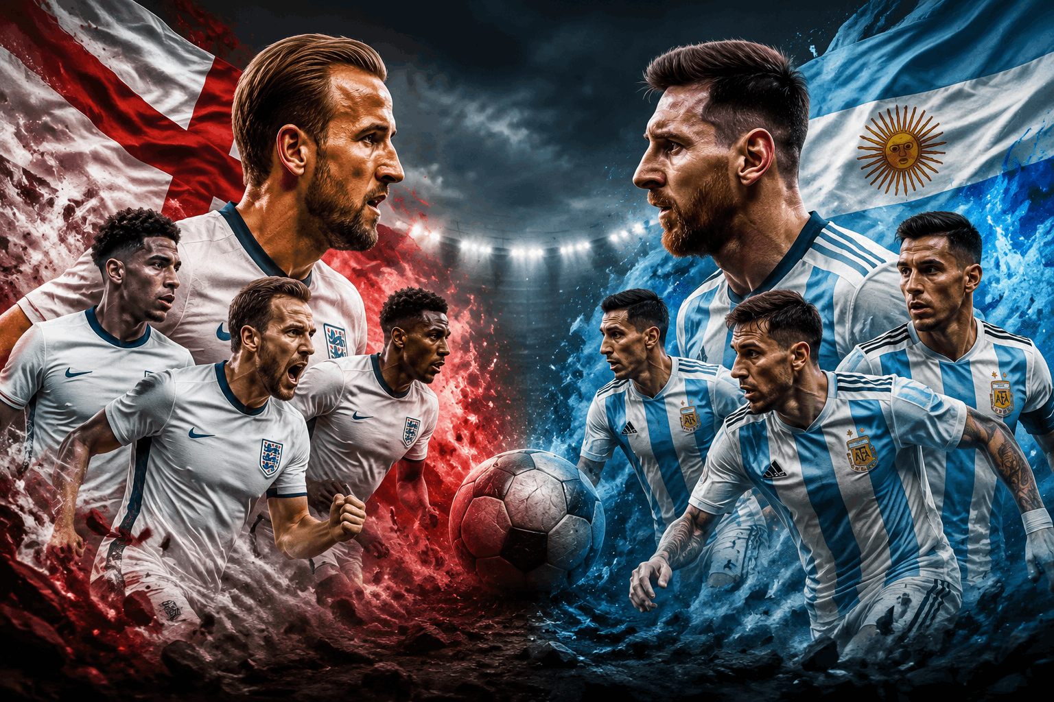 Head To Head Inggris Argentina Rekor Pertemuan dan Hasil Semifinal Piala Dunia 2026