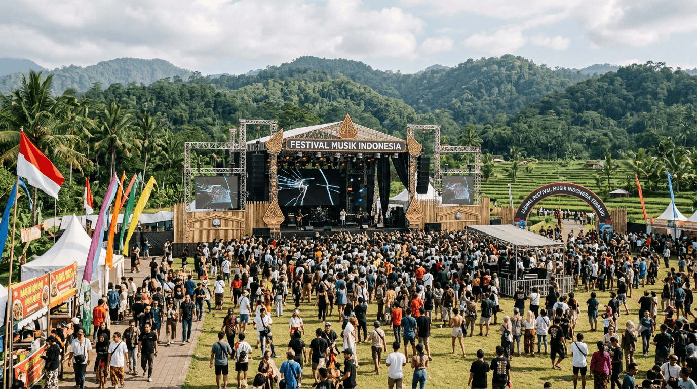 Jadwal Festival Musik Indonesia Terbaru, Catat Tanggal dan Lokasi Festival Favorit Anda